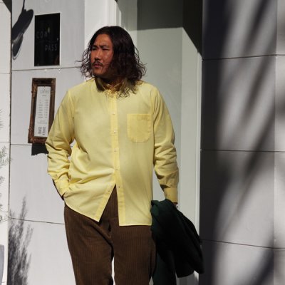 画像10: ※ Exclusive※ INDIVIDUALIZED SHIRTS（インディビジュアライズドシャツ）Classic Fit MBDM BD Shirt（クラシックフィットボタンダウンシャツ）"DAN RIVER Oxford" / Yellow（イエロー）