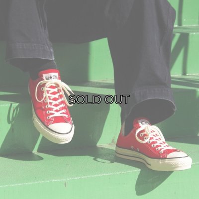 画像6: ☆SPECIAL PRICE☆CONVERSE（コンバース）CANVAS ALL STAR J OX（キャンバスオールスターJ OX）/ Red（レッド）※US:7.0のみ