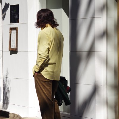 画像11: ※ Exclusive※ INDIVIDUALIZED SHIRTS（インディビジュアライズドシャツ）Classic Fit MBDM BD Shirt（クラシックフィットボタンダウンシャツ）"DAN RIVER Oxford" / Yellow（イエロー）
