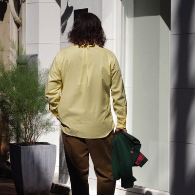 画像12: ※ Exclusive※ INDIVIDUALIZED SHIRTS（インディビジュアライズドシャツ）Classic Fit MBDM BD Shirt（クラシックフィットボタンダウンシャツ）"DAN RIVER Oxford" / Yellow（イエロー）