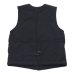 画像5: Post O'Alls（ポストオーバーオールズ）1 Pocket Vest（1ポケットベスト）"Cotton Typewriter Cloth×Polar Tech Sherpa" / Navy（ネイビー）・Black（ブラック）