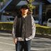 画像14: Post O'Alls（ポストオーバーオールズ）1 Pocket Vest（1ポケットベスト）"Cotton Typewriter Cloth×Polar Tech Sherpa" / Navy（ネイビー）・Black（ブラック）