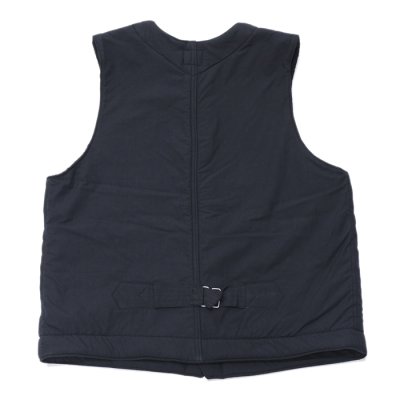 画像3: ＜30%OFF＞Post O'Alls（ポストオーバーオールズ）1 Pocket Vest（1ポケットベスト）"Cotton Typewriter Cloth×Polar Tech Sherpa" / Navy（ネイビー）・Black（ブラック）
