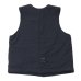 画像3: Post O'Alls（ポストオーバーオールズ）1 Pocket Vest（1ポケットベスト）"Cotton Typewriter Cloth×Polar Tech Sherpa" / Navy（ネイビー）・Black（ブラック）