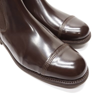 画像6: SANDERS（サンダース）Military Cap Toe Chelsea Boot（ミリタリーキャップトゥチェルシーブーツ）"Polished Leather" / Ebony Brown（エボニーブラウン）