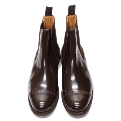 画像4: SANDERS（サンダース）Military Cap Toe Chelsea Boot（ミリタリーキャップトゥチェルシーブーツ）"Polished Leather" / Ebony Brown（エボニーブラウン）