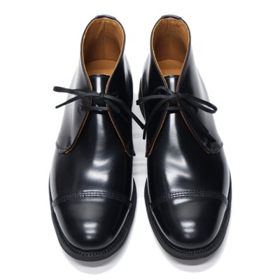 画像4: SANDERS（サンダース）Military 2Tie Chukka Boot（ミリタリー2タイチャッカブーツ）"Polished Leather" / Black（ブラック）