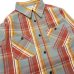 画像4: FIVE BROTHER（ファイブブラザー）HEAVY FLANNEL WORK SHIRTS（ヘビーフランネルワークシャツ）/Red（レッド）※Sサイズのみ