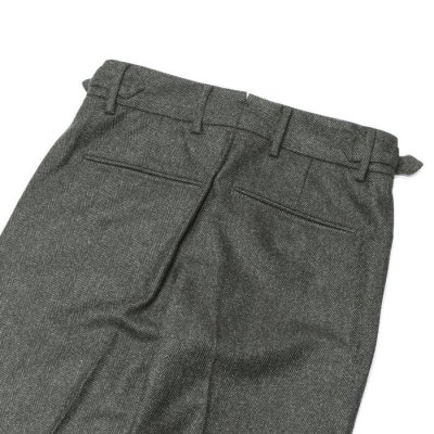 画像6: 『OUTLET』giabsarchivio（ジャブスアルキヴィオ）VIRGILIO（ヴィルジリオ）WASHABLE WOOL HERRINGBONE/Charcoal（チャコールグレー）※サイズ44のみ