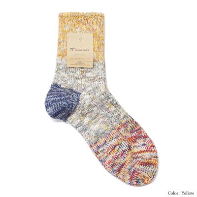 画像3: Mauna Kea（マウナケア）ツイスター杢切替えソックス"レディース" / 4Colors（全4色展開）※3足までメール便発送可