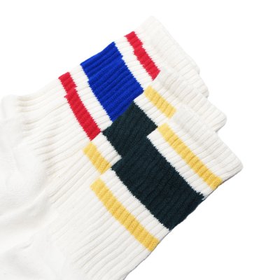 画像4: AMERICAN TRENCH（アメリカントレンチ）RETRO STRIPE（レトロストライプ）/ Forest×Amber（フォレスト×アンバー）・Royal×Red（ロイヤルブルー×レッド）※メール便発送可※