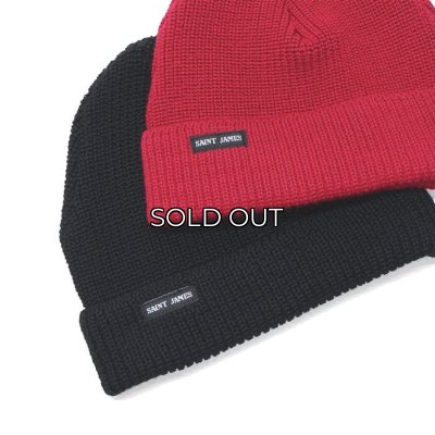 画像4: SAINT JAMES（セントジェームス）BONNETS PERLE（ニットキャップ）/MEDOC（レッド）・NOIR（ブラック）