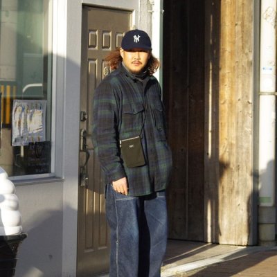 画像12: STANDARD SUPPLY（スタンダードサプライ）SLING PURSE M（スリングパースM）60/40 "SIMPLI CITY" / Black（ブラック）・Dark Purple（ダークパープル）