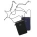 画像1: STANDARD SUPPLY（スタンダードサプライ）SLING PURSE M（スリングパースM）60/40 "SIMPLI CITY" / Black（ブラック）・Dark Purple（ダークパープル） (1)