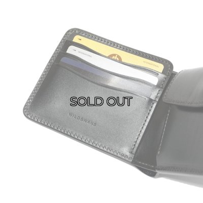 画像5: WILD SWANS（ワイルドスワンズ）GROUNDER（グラウンダー）2つ折りウォレット"サドルプルアップ"/Black（ブラック）