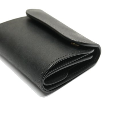 画像3: WILD SWANS（ワイルドスワンズ）ENO（イーノ）ミニ3つ折りウォレット"プエブロ"/Black（ブラック）