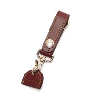 WILD SWANS（ワイルドスワンズ）BRANCH（ブランチ）キーホルダー"イングリッシュブライドル"/Burgundy（バーガンディ）