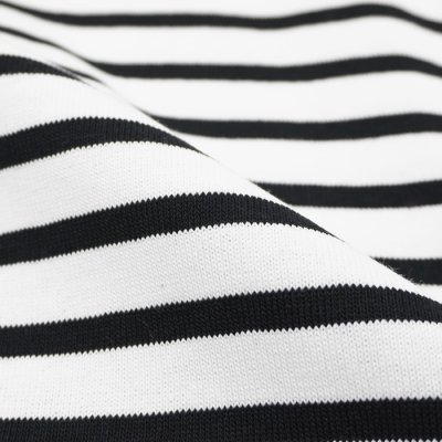 画像6: SAINT JAMES（セントジェームス）OUESSANT LOOSE（ウエッソン・ルーズ）"BORDER" / NEIGE×NOIR（ホワイト×ブラック）