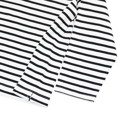 画像5: SAINT JAMES（セントジェームス）OUESSANT LOOSE（ウエッソン・ルーズ）"BORDER" / NEIGE×NOIR（ホワイト×ブラック）