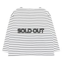 SAINT JAMES（セントジェームス）OUESSANT LOOSE（ウエッソン・ルーズ）"BORDER" / NEIGE×NOIR（ホワイト×ブラック）