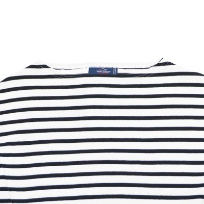 画像3: SAINT JAMES（セントジェームス）OUESSANT LOOSE（ウエッソン・ルーズ）"BORDER" / NEIGE×NOIR（ホワイト×ブラック）