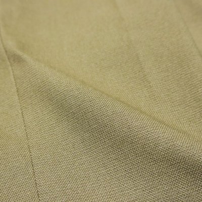 画像7: F.O.B FACTORY（エフオービーファクトリー）STA-PREST WIDE TROUSERS（ステイプレストワイドトラウザー）”TC VINTAGE STRETCH HOPSACK" / Khaki（カーキ）【裾上げ無料】