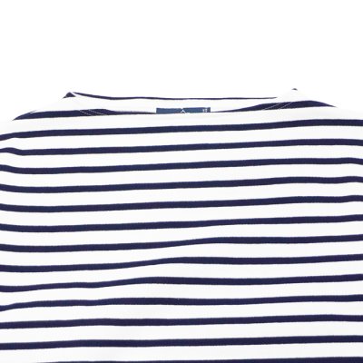 画像3: SAINT JAMES（セントジェームス）OUESSANT LOOSE（ウエッソン・ルーズ）"BORDER"/ NEIGE×MARINE（ホワイト×マリン）