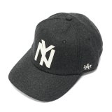 AMERICAN NEEDLE（アメリカンニードル）BASEBALL CAP（ベースボールキャップ）"NY"/Black Gray（ブラックグレー）