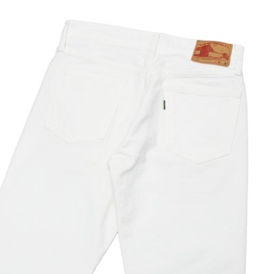 画像6: F.O.B FACTORY(エフオービーファクトリー)60'S TWILL 5POCKET PANTS(60'Sツイル5ポケットパンツ)"60s Work Twill" / White(ホワイト)【裾上げ無料】