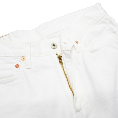 画像3: F.O.B FACTORY(エフオービーファクトリー)60'S TWILL 5POCKET PANTS(60'Sツイル5ポケットパンツ)"60s Work Twill" / White(ホワイト)【裾上げ無料】