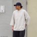 画像8: blurhms ROOTSTOCK（ブラームスルーツストック）Rough&Smooth Thermal Baseball Tee（ラフ&スムースサーマルベースボールTシャツ）/Heather Oatmeal（ヘザーオートミール）