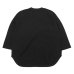 画像2: blurhms ROOTSTOCK（ブラームスルーツストック）Rough&Smooth Thermal Baseball Tee（ラフ&スムースサーマルベースボールTシャツ）/ Black（ブラック） (2)