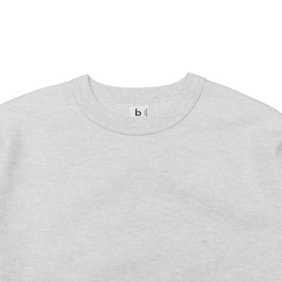 画像3: blurhms ROOTSTOCK(ブラームスルーツストック)Rough&Smooth Thermal Baseball Tee(ラフ&スムースサーマルベースボールTシャツ)/ Heather Oatmeal(ヘザーオートミール)