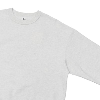 画像4: blurhms ROOTSTOCK(ブラームスルーツストック)Rough&Smooth Thermal Baseball Tee(ラフ&スムースサーマルベースボールTシャツ)/ Heather Oatmeal(ヘザーオートミール)
