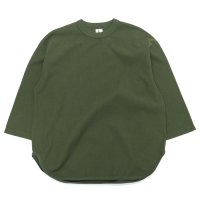 blurhms ROOTSTOCK（ブラームスルーツストック）Rough&Smooth Thermal Baseball Tee（ラフ&スムースサーマルベースボールTシャツ）/ Olive（オリーブ）