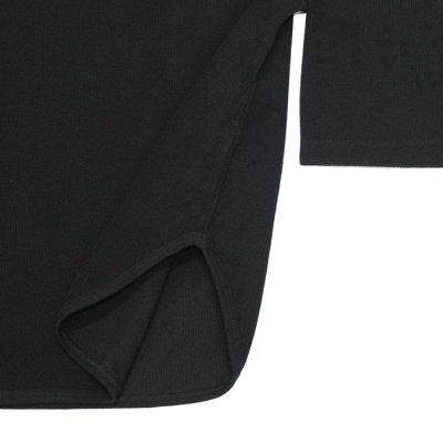 画像5: blurhms ROOTSTOCK（ブラームスルーツストック）Rough&Smooth Thermal Baseball Tee（ラフ&スムースサーマルベースボールTシャツ）/ Black（ブラック）