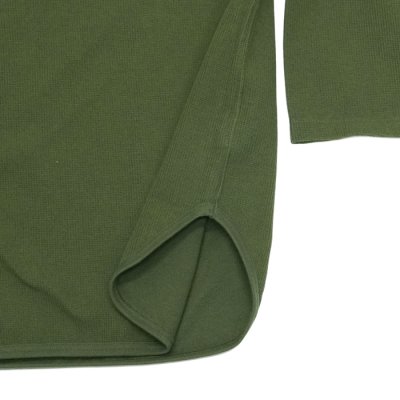 画像5: ＜20%OFF＞blurhms ROOTSTOCK（ブラームスルーツストック）Rough&Smooth Thermal Baseball Tee（ラフ&スムースサーマルベースボールTシャツ）/ Olive（オリーブ）※サイズ2のみ