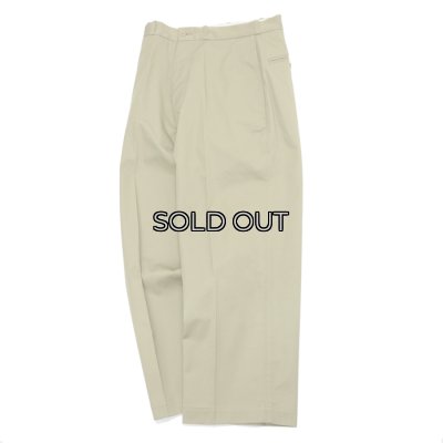 画像1: blurhms ROOTSTOCK（ブラームスルーツストック）2046D Chino Pants（2046Dチノパンツ）/ Dusty Beige（ダスティベージュ）【裾上げ無料】