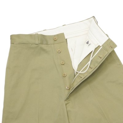 画像4: blurhms ROOTSTOCK（ブラームスルーツストック）2046D Chino Pants（2046Dチノパンツ）/ Dusty Beige（ダスティベージュ）【裾上げ無料】