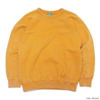 Good On（グッドオン）Raglan Crew Neck Sweat（ラグランクルーネックスウェット）"Vintage Dye" / Mustard（マスタード）