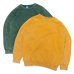 画像1: Good On（グッドオン）Raglan Crew Neck Sweat（ラグランクルーネックスウェット）"Vintage Dye"/Mustard（マスタード）・Dk.Green（ダークグリーン） (1)