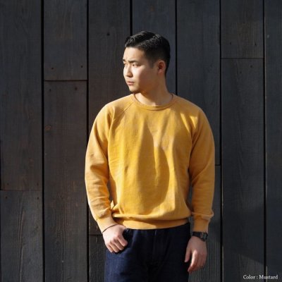 画像11: Good On(グッドオン)Raglan Crew Neck Sweat(ラグランクルーネックスウェット)"Vintage Dye" / Mustard(マスタード)・Dk.Green(ダークグリーン)