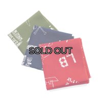 ENGINEERED GARMENTS（エンジニアードガーメンツ）PRINTED BANDANA（プリンテッドバンダナ）/ Red（レッド）・Navy（ネイビー）・Olive（オリーブ）