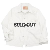 『OUTLET』F.O.B FACTORY（エフオービーファクトリー）PIQUE JACKET（ピケジャケット）”BEDFORD CORD” / Ivory（アイボリー）