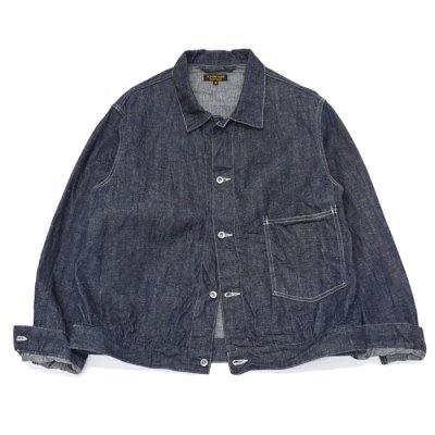 画像1: A VONTADE（アボンタージ）Coal Mine Denim Blouse（コールマインデニムブラウス）11.5oz Nepped Selvedge Denim/Indigo（インディゴ）