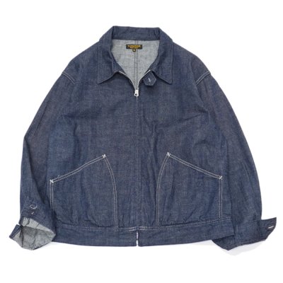 画像1: A VONTADE（アボンタージ）Denim Zip Jacket（デニムジップジャケット）10oz Selvedge Denim/Dk.Indigo（ダークインディゴ）