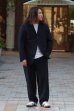 画像14: A VONTADE（アボンタージ）1 Tuck Easy Trousers（1タックイージートラウザーズ）Gas Boiled Twill/Black（ブラック）【裾上げ無料】