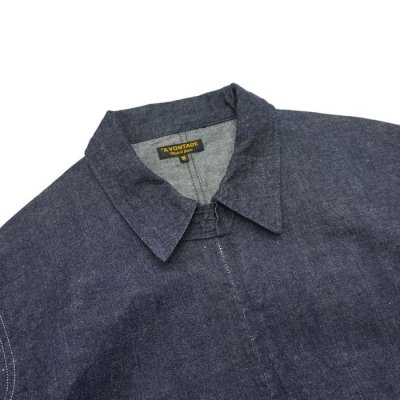 画像3: *A VONTADE（アボンタージ）Denim Zip Jacket（デニムジップジャケット）"10oz Selvedge Denim" / Dk.Indigo（ダークインディゴ）