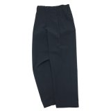 A VONTADE（アボンタージ）1 Tuck Easy Trousers（1タックイージートラウザーズ）Gas Boiled Twill/Black（ブラック）【裾上げ無料】