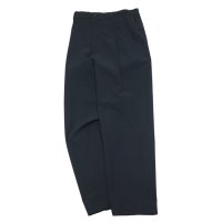 *A VONTADE（アボンタージ）1 Tuck Easy Trousers（1タックイージートラウザーズ）"Gas Boiled Twill" / Black（ブラック）【裾上げ無料】